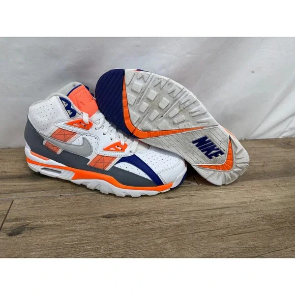 Nike Air Trainer SC High Bo Jackson White Orange Navy DV2212-100 Mens 8.5 - Picture 5 of 9